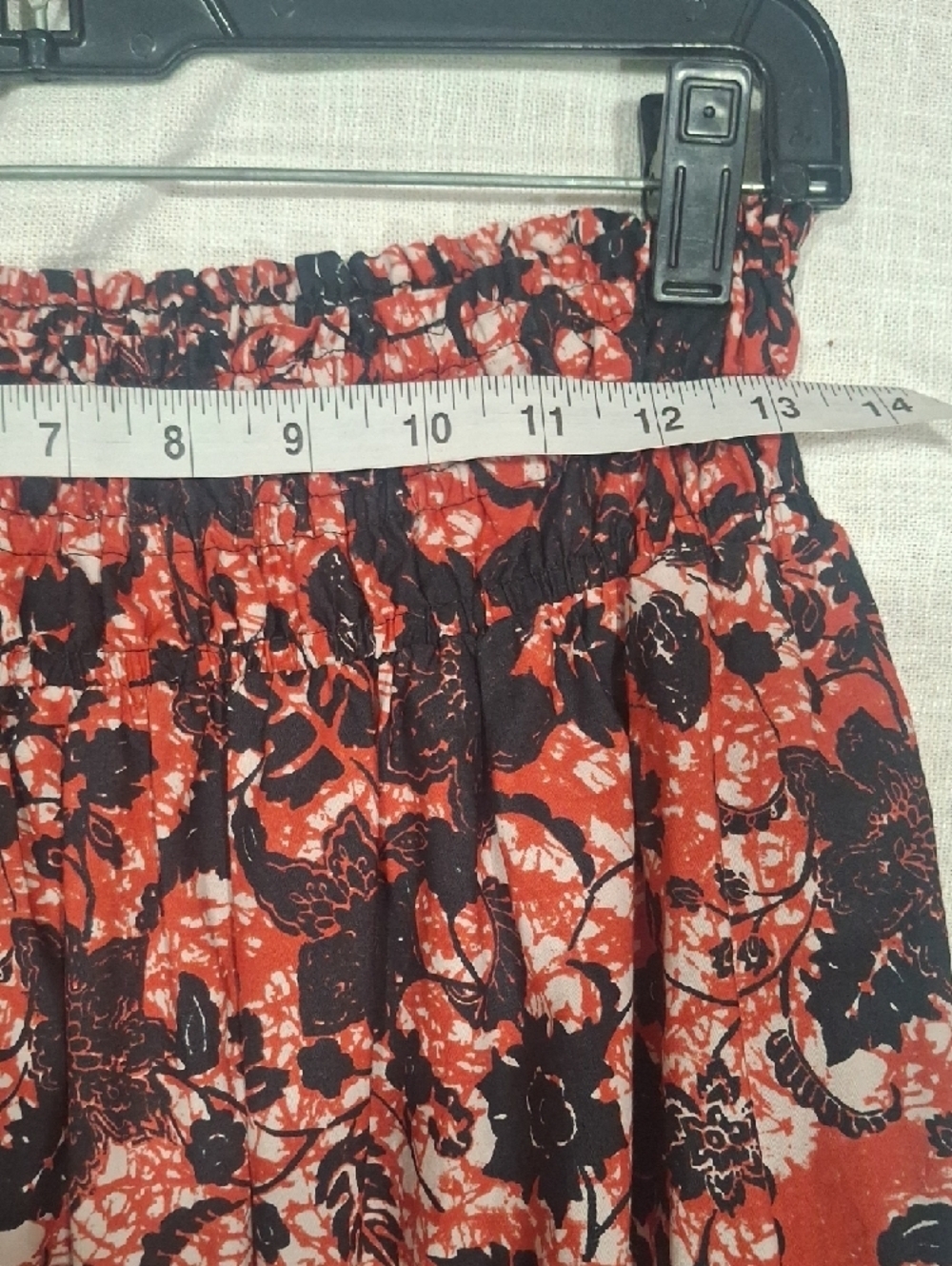 Maeve by Anthropologie Black and Pink Floral Maxi Skirt Size S - Picture 5 of 6